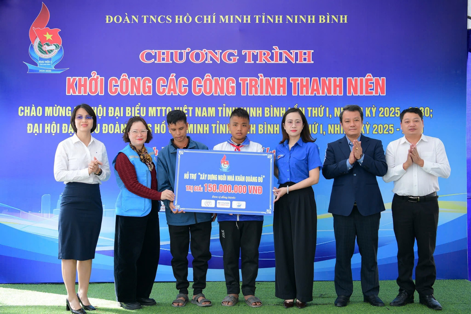 HYUNDAI NINH BÌNH ĐỒNG HÀNH CÙNG TỈNH ĐOÀN NINH BÌNH KHỞI CÔNG CÁC CÔNG TRÌNH THANH NIÊN